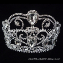 Wholesale 2015 hot sale big pageant flower crowns.pageant crowns for sale